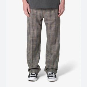 MNML PLEATED PLAID TROUSERS Size 36